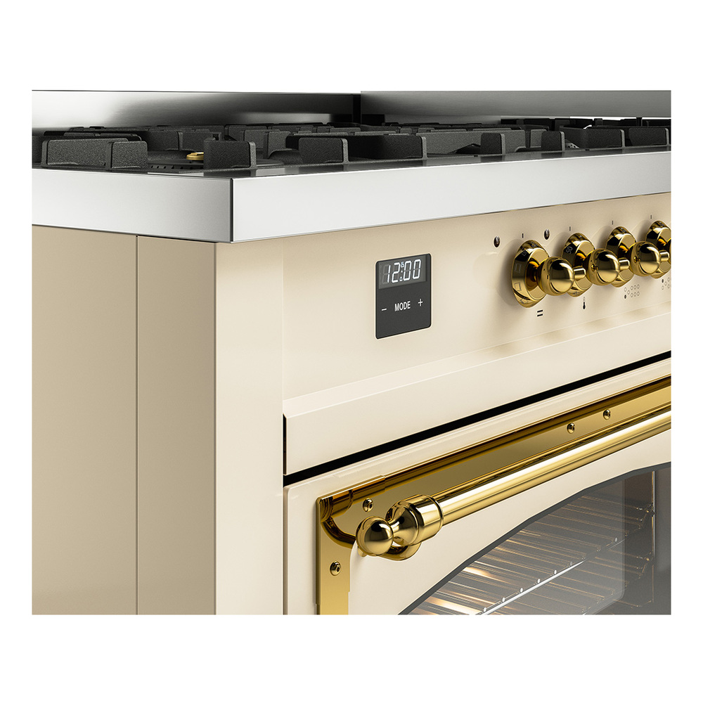 ILVE UN60FNMPAWGLP Nostalgie II Noblesse 60 inch Dual Fuel Range (9 ...