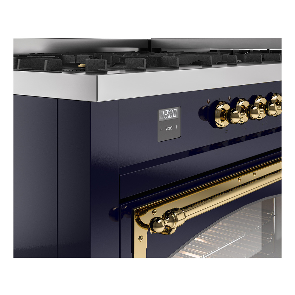 ILVE UN60FNMPMBGLP Nostalgie II Noblesse 60 inch Dual Fuel Range (9 ...