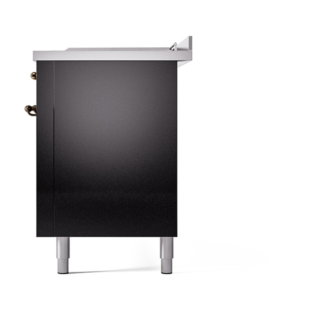 ILVE UN60FSQNMPBKBLP Nostalgie II Noblesse 60 inch Dual Fuel Range (7 ...