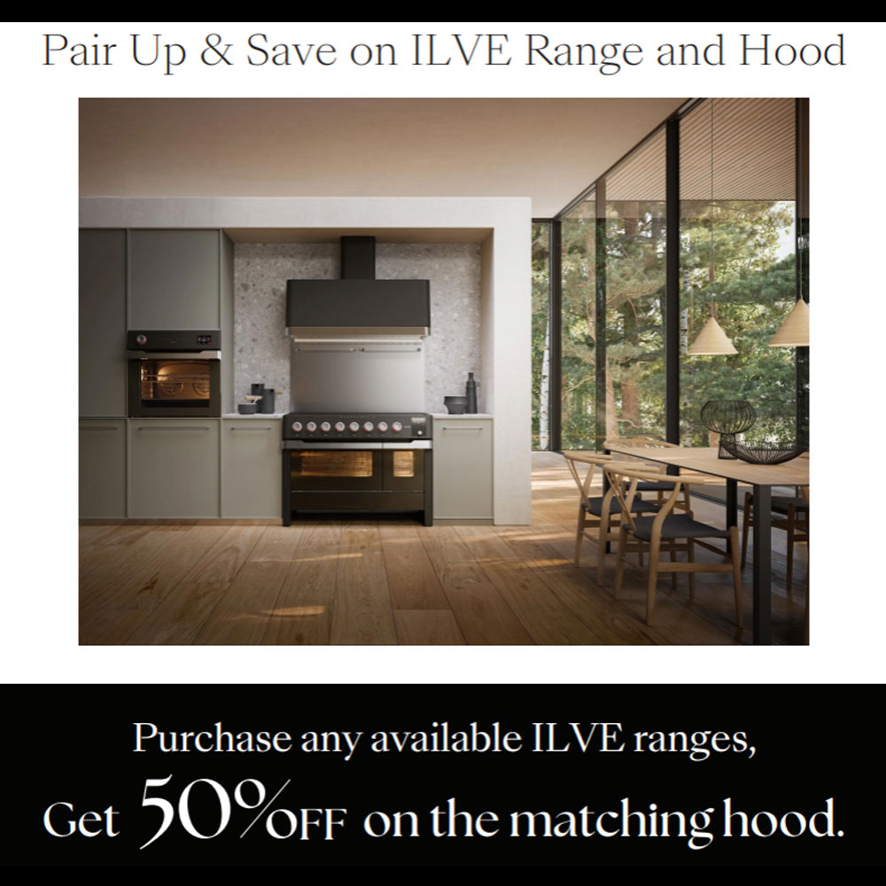 ILVE Half Off Matching Hood October 2026