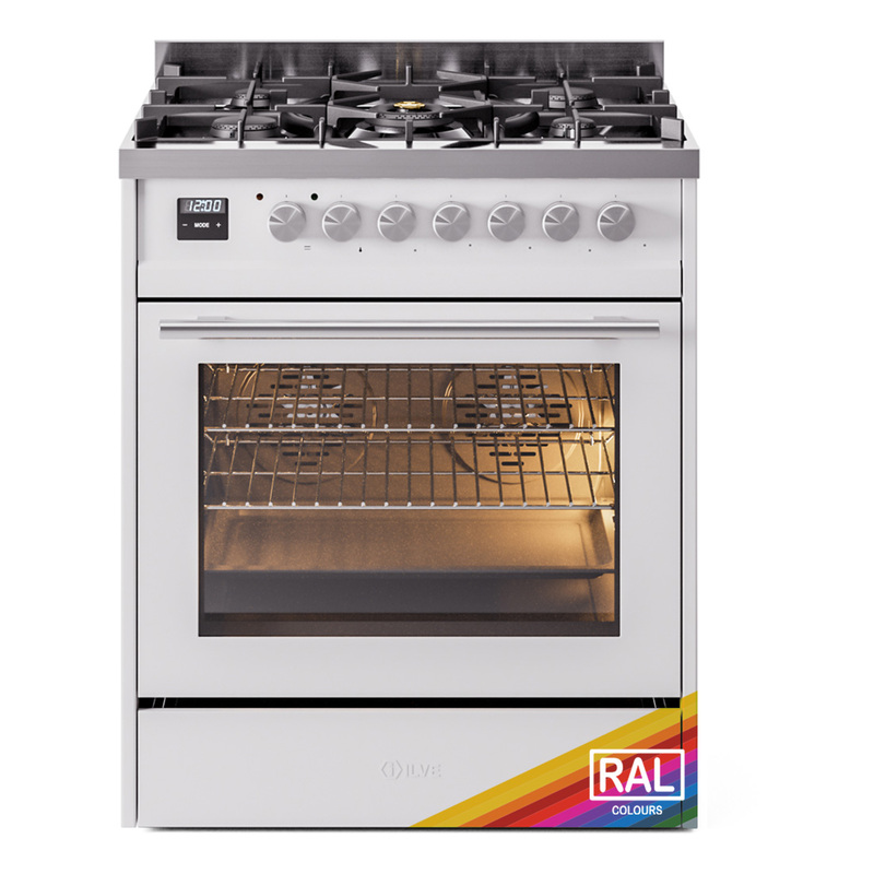 ILVE UP30WMPRALP Professional Plus II 30" Dual Fuel Range  (Liquid Propane, Triple Glass Door, RAL)