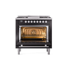 ILVE_UP36FWMPBKLP_Professional_Plus_II_oven_door_opened