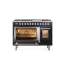 ILVE_UP48FWMPBKLP_Professional_Plus_II_main_oven_door_opened