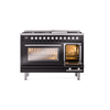 ILVE_UP48FWMPBK_Professional_Plus_II_side_oven_door_opened