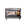 ILVE_UP48FWMPMGLP_Professional_Plus_II_side_oven_door_opened