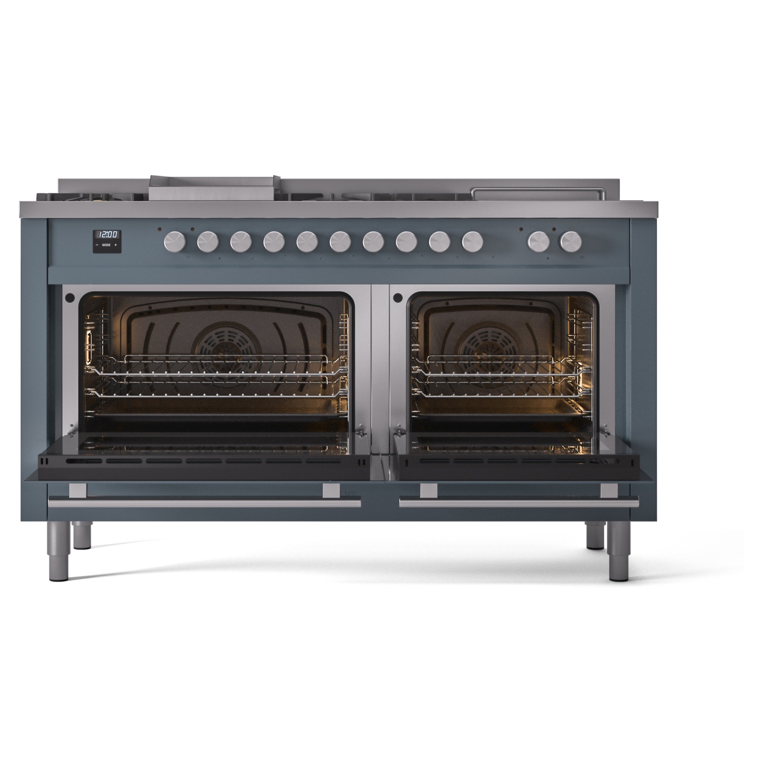 ILVE_UP60FSQMPBG_Professional_Plus_II_oven_door_opened