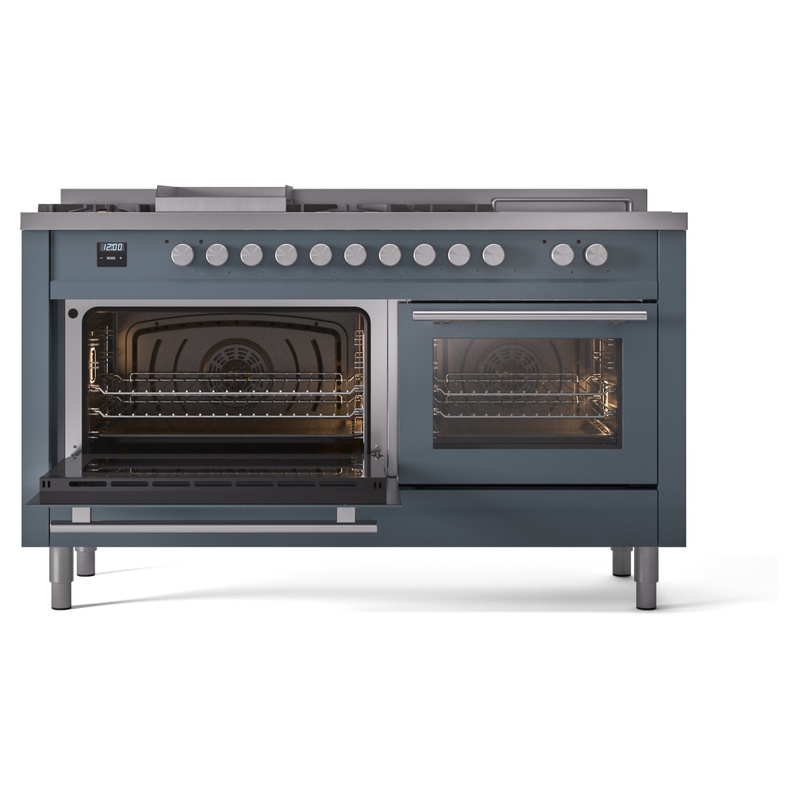 ILVE_UP60FSQMPBG_Professional_Plus_II_main_oven_door_opened