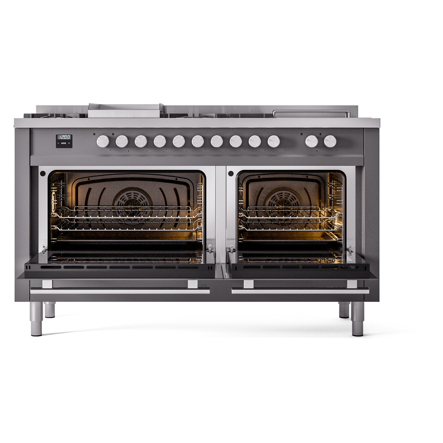 ILVE_UP60FSQMPMG_Professional_Plus_II_oven_door_opened
