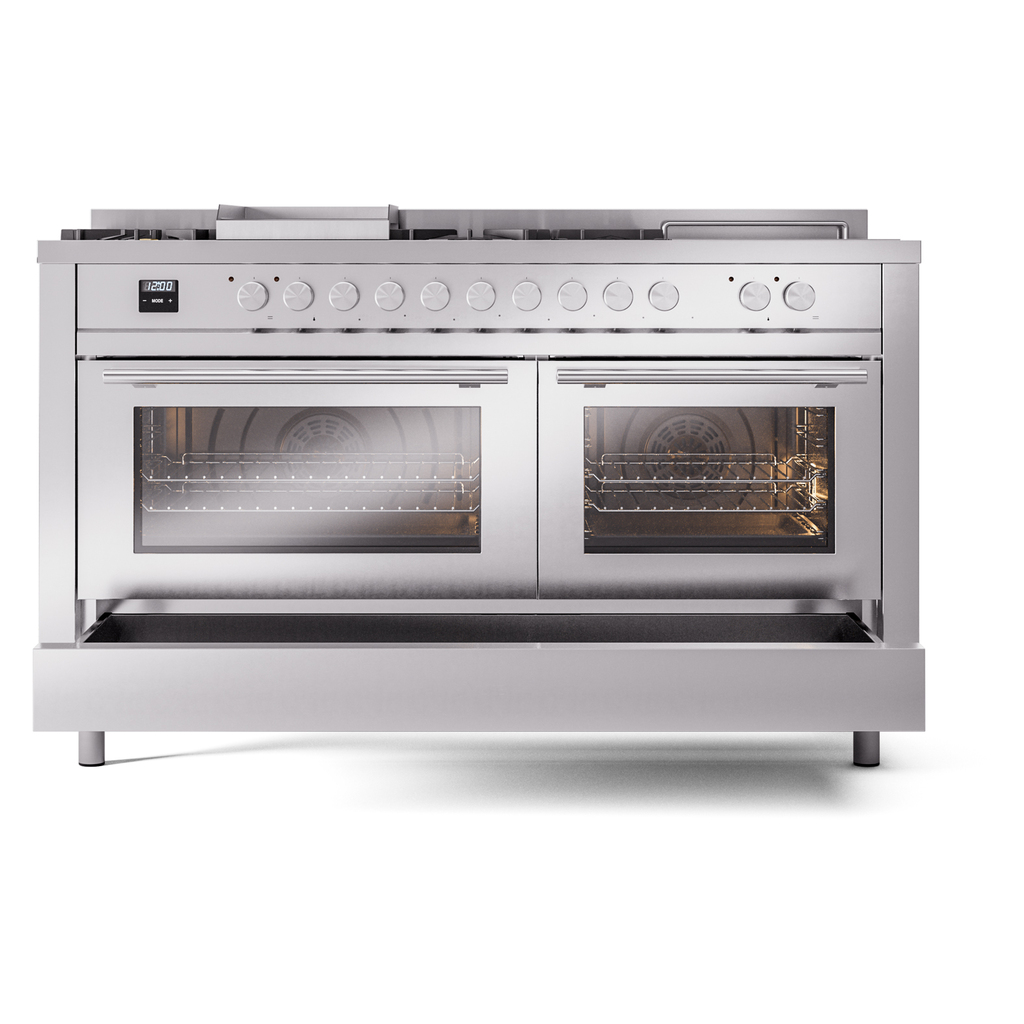 ILVE_UP60FSQMPSSLP_Professional_Plus_II_drawer_opened