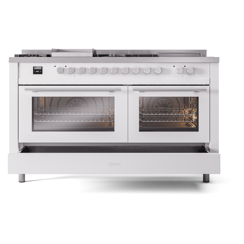 ILVE_UP60FSQMPWHLP_Professional_Plus_II_drawer_opened
