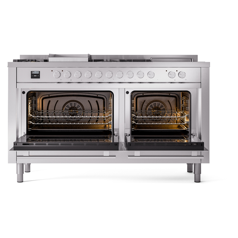 ILVE_UP60FSWMPSSLP_Professional_Plus_II_oven_door_opened