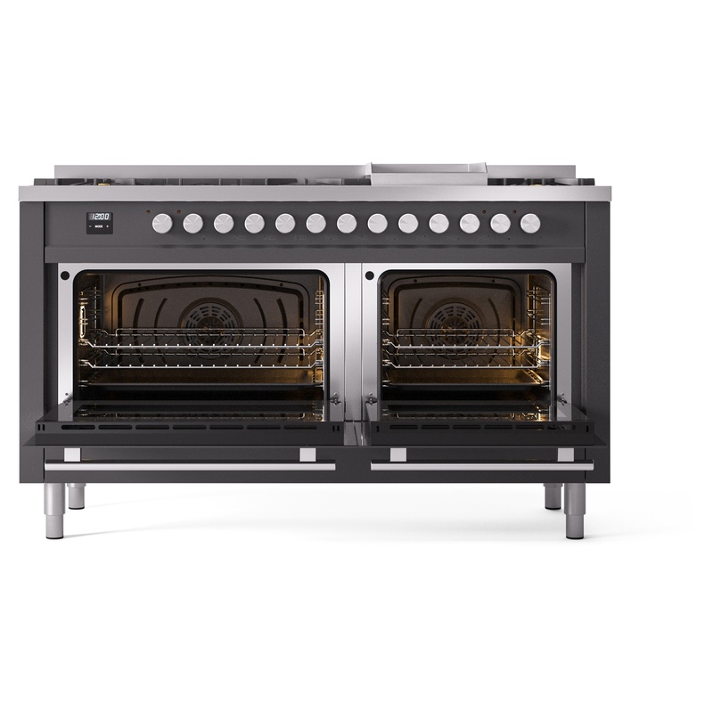 ILVE_UP60FWMPMGLP_Professional_Plus_II_oven_door_opened