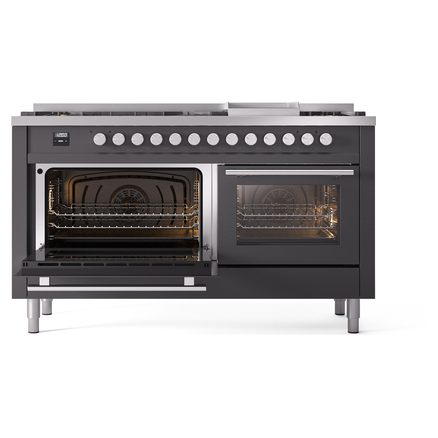 ILVE_UP60FWMPMGLP_Professional_Plus_II_main_oven_door_opened
