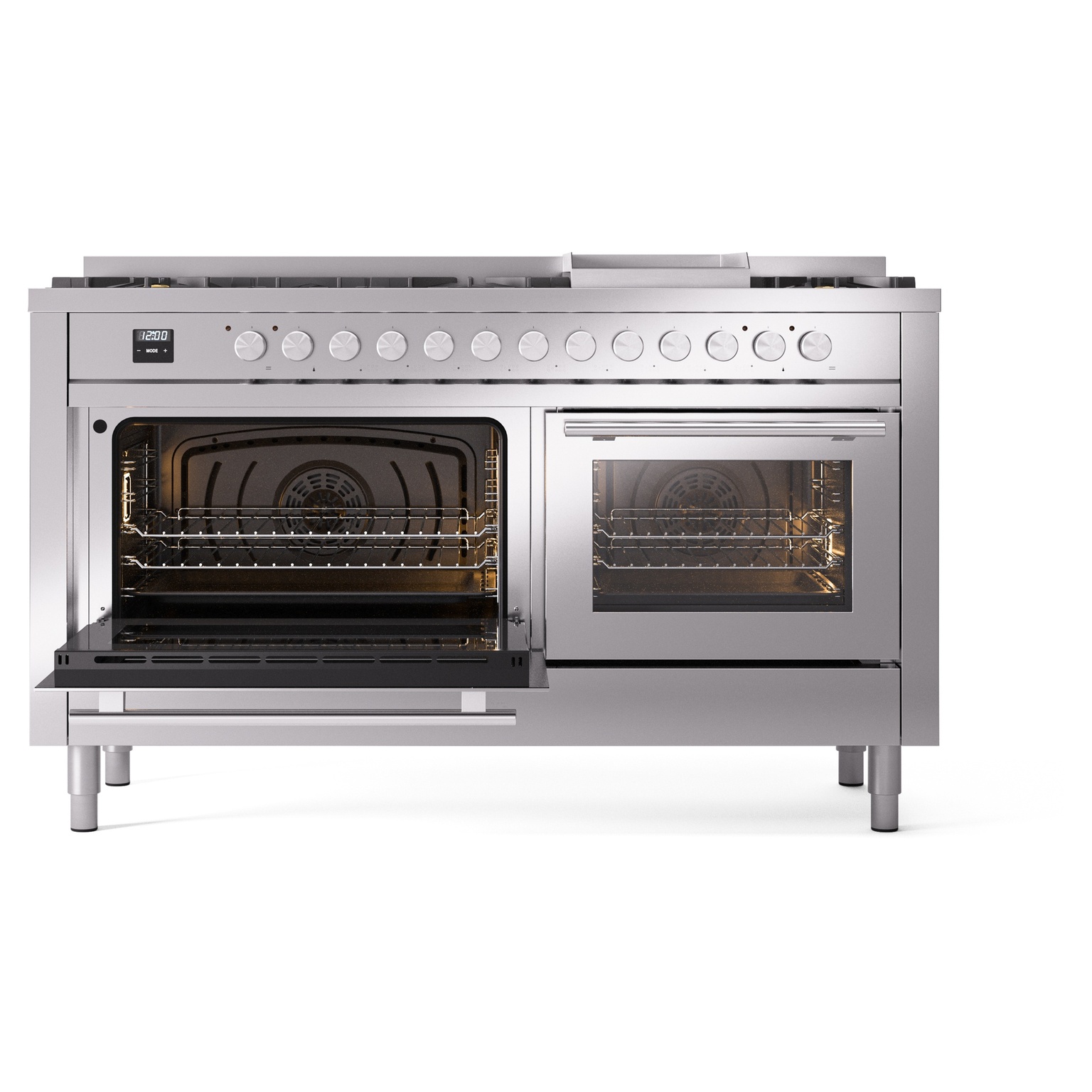 ILVE_UP60FWMPSSLP_Professional_Plus_II_main_oven_door_opened