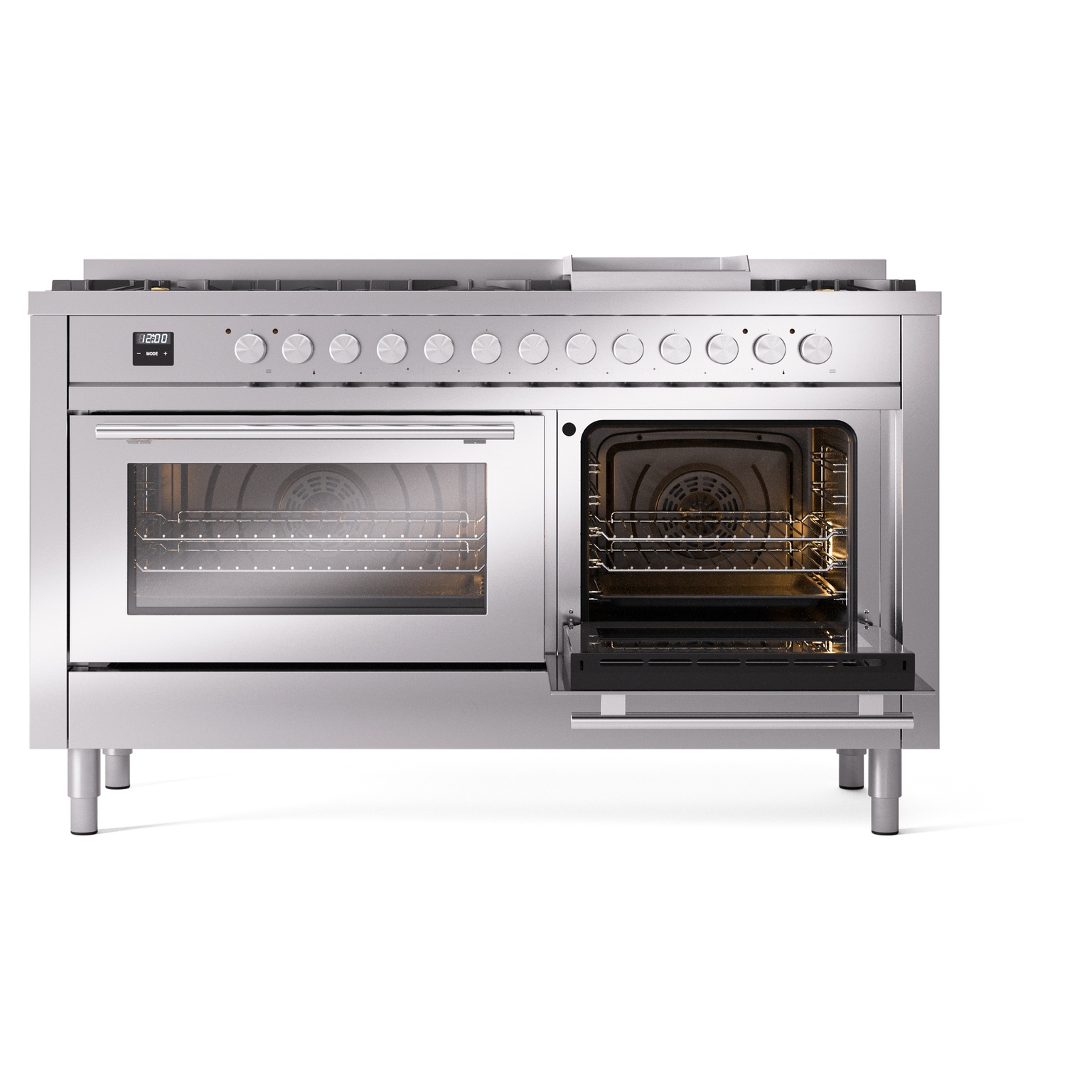 ILVE_UP60FWMPSS_Professional_Plus_II_side_oven_door_opened