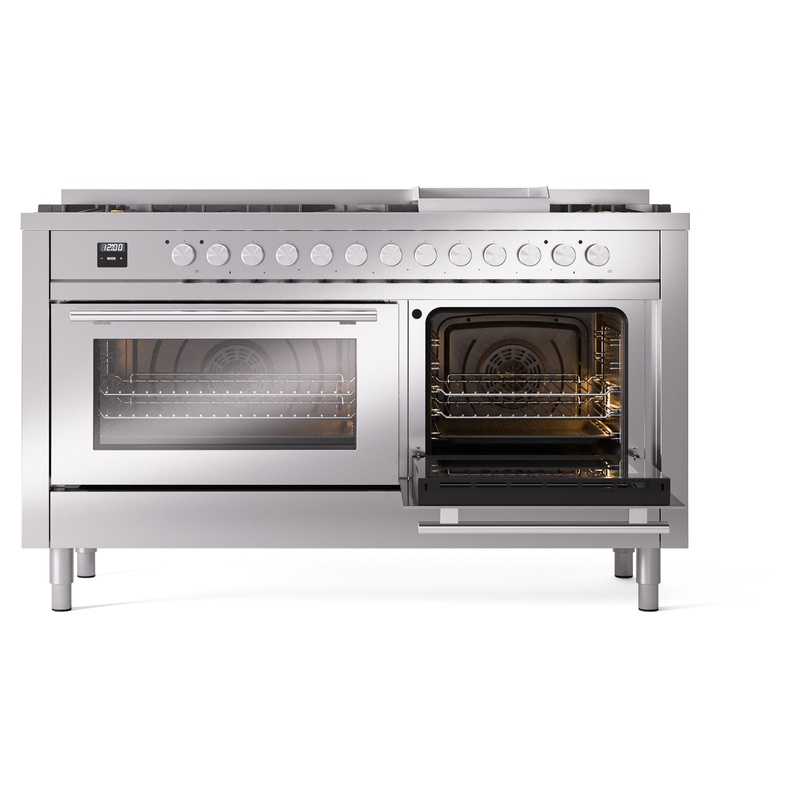 ILVE_UP60FWMPSS_Professional_Plus_II_side_oven_door_opened