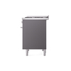 ILVE UPD40FWMPMGLP Professional Plus II 40" Dual Fuel Range, right side view