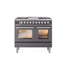 ILVE UPD40FWMPMG Professional Plus II 40" Dual Fuel Range, front view