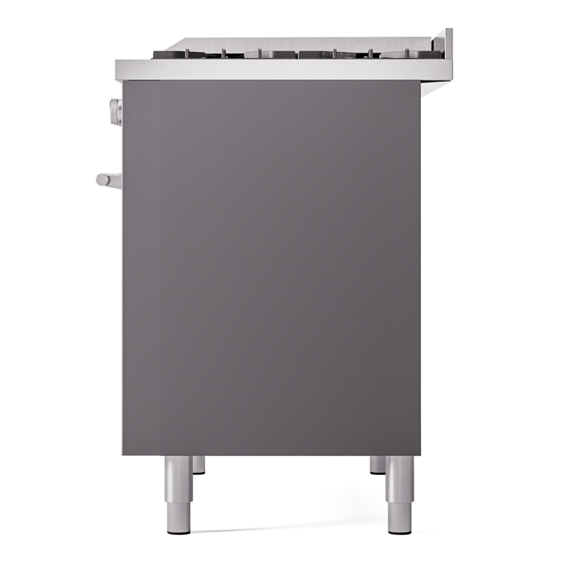 ILVE UPD40FWMPMG Professional Plus II 40" Dual Fuel Range, right side view