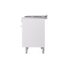 ILVE UPD40FWMPWHLP Professional Plus II 40" Dual Fuel Range, right side view