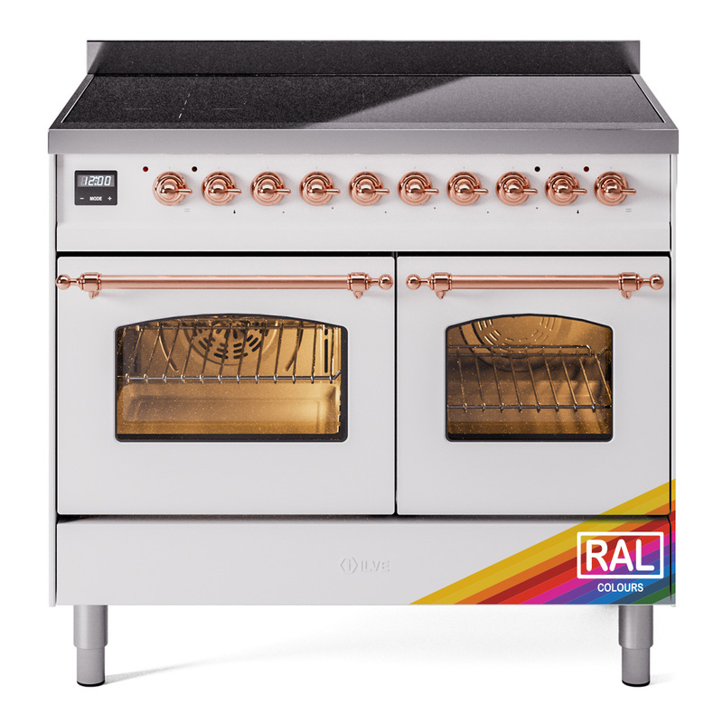 ILVE UPDI406NMPRAP Nostalgie II 40" Induction Range (Triple Glass Door, RAL, Copper)