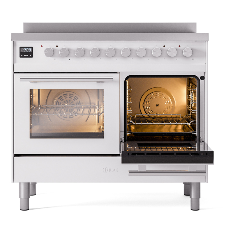 ILVE_UPDI406WMPWH_Professional_Plus_II_side_oven_door_opened