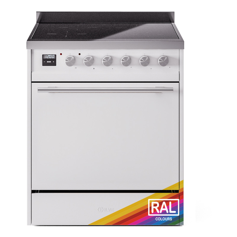 ILVE UPI304QMPRA Professional Plus II 30" Induction Range  (Solid Door, RAL)