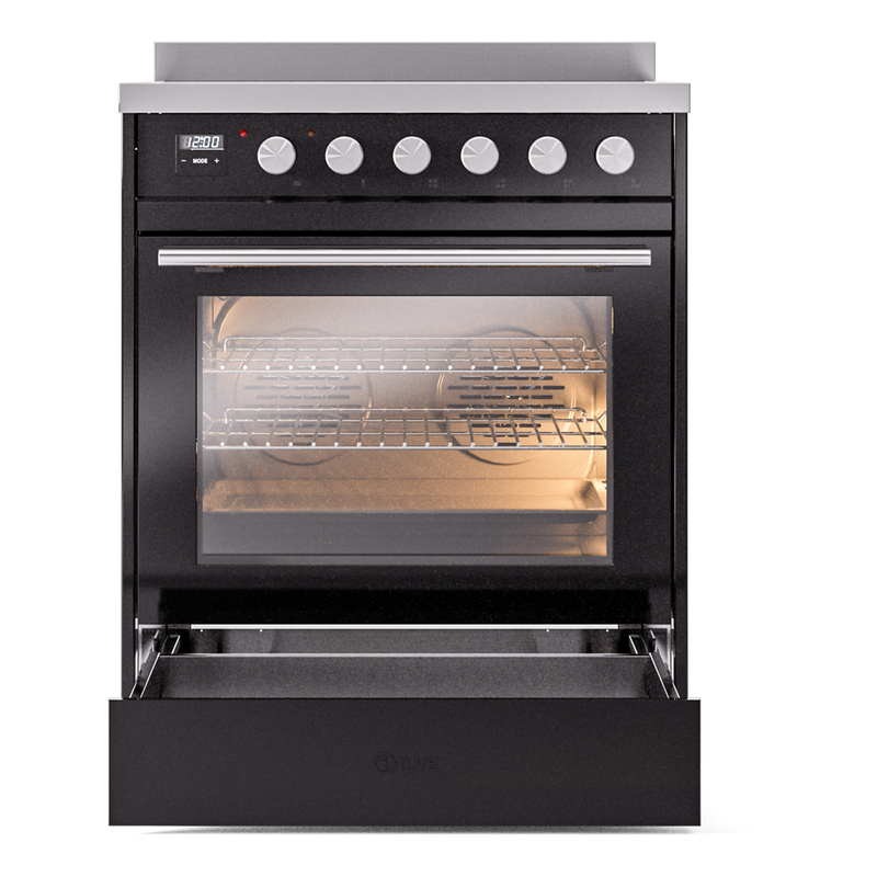 ILVE_UPI304WMPBK_Professional_Plus_II_drawer_opened