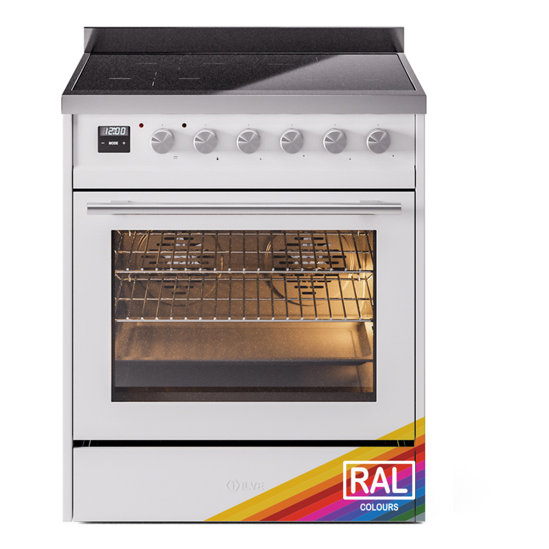 ILVE UPI304WMPRA Professional Plus II 30" Induction Range  (Triple Glass Door, RAL)