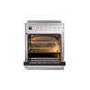 ILVE_UPI304WMPSS_Professional_Plus_II_oven_door_opened
