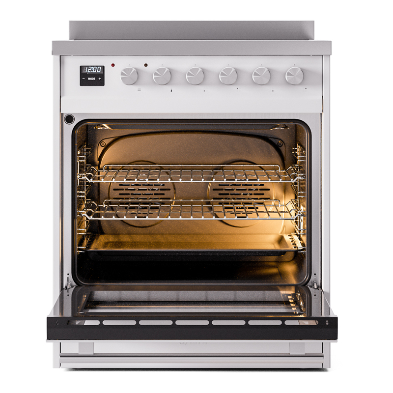 ILVE_UPI304WMPWH_Professional_Plus_II_oven_door_opened