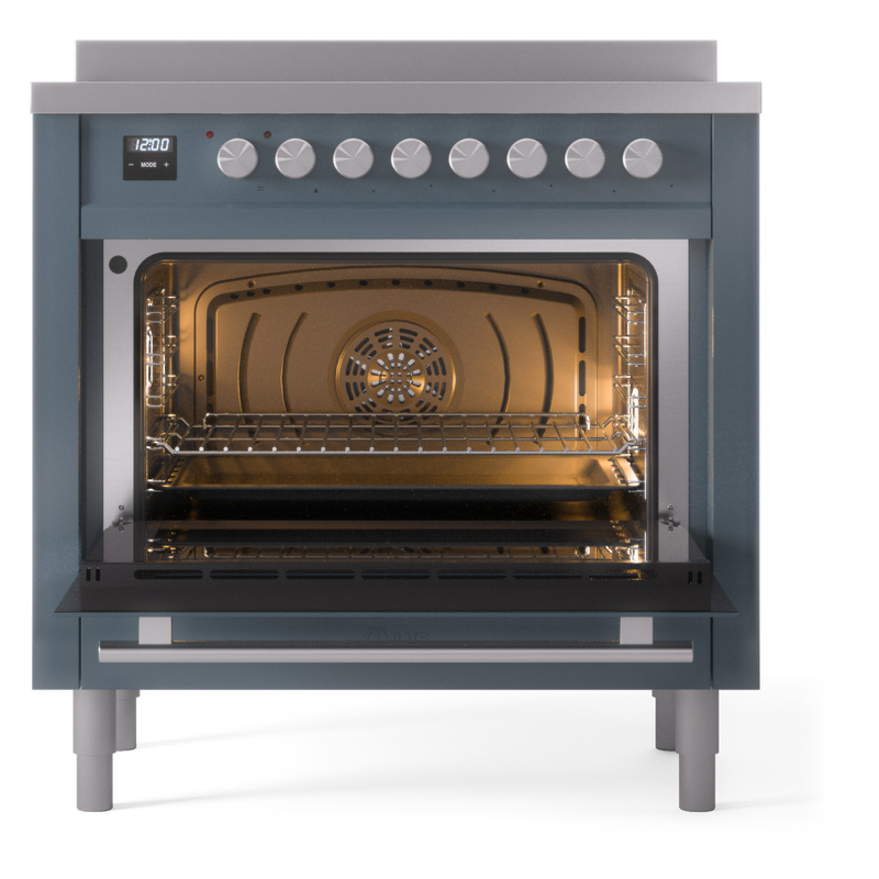 ILVE_UPI366WMPBG_Professional_Plus_II_oven_door_opened