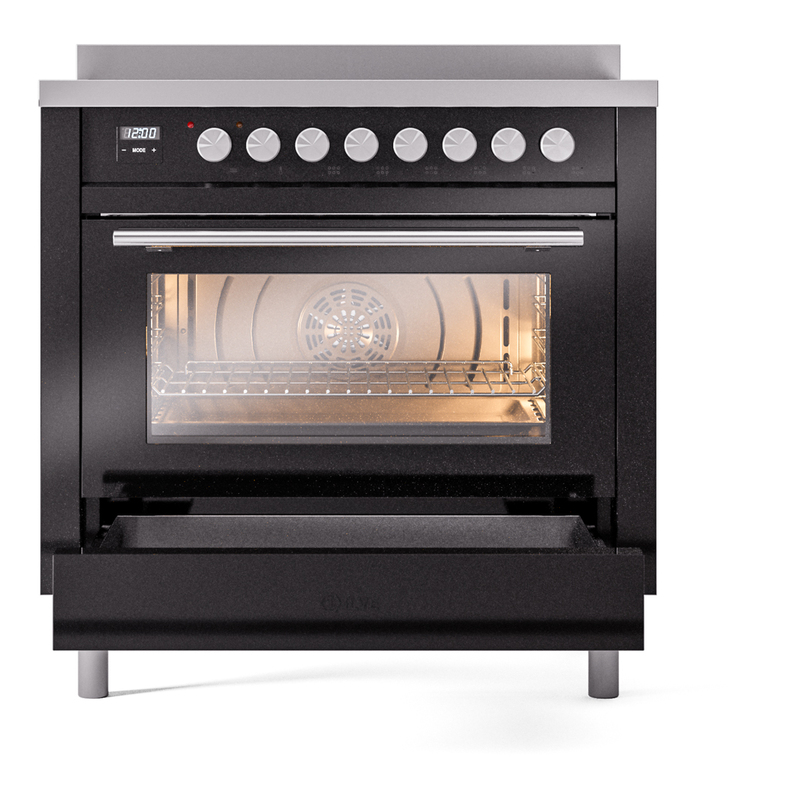 ILVE_UPI366WMPBK_Professional_Plus_II_drawer_opened