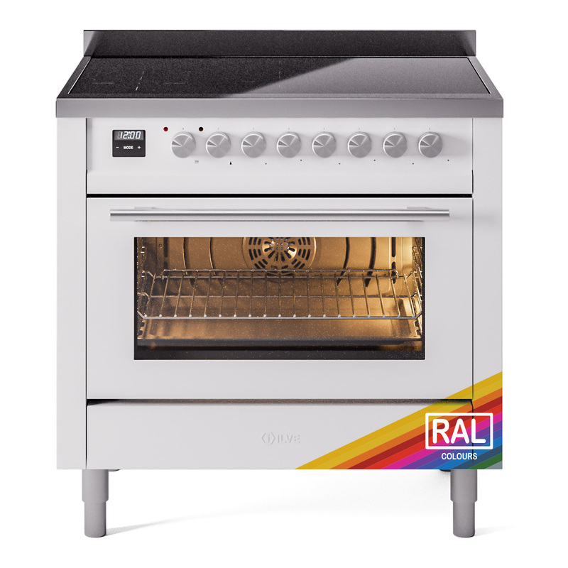 ILVE UPI366WMPRA Professional Plus II 36" Induction Range (Triple Glass Door, RAL)