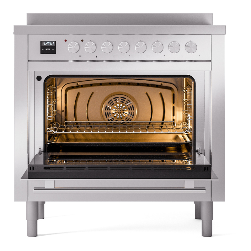ILVE_UPI366WMPSS_Professional_Plus_II_oven_door_opened