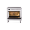 ILVE_UPI366WMPWH_Professional_Plus_II_oven_door_opened