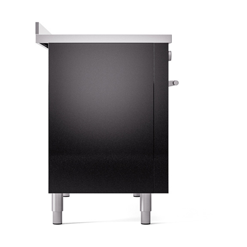 ILVE_UPI486QMPBK_Professional_Plus_II_48"_Dual_Fuel_Range_left_side