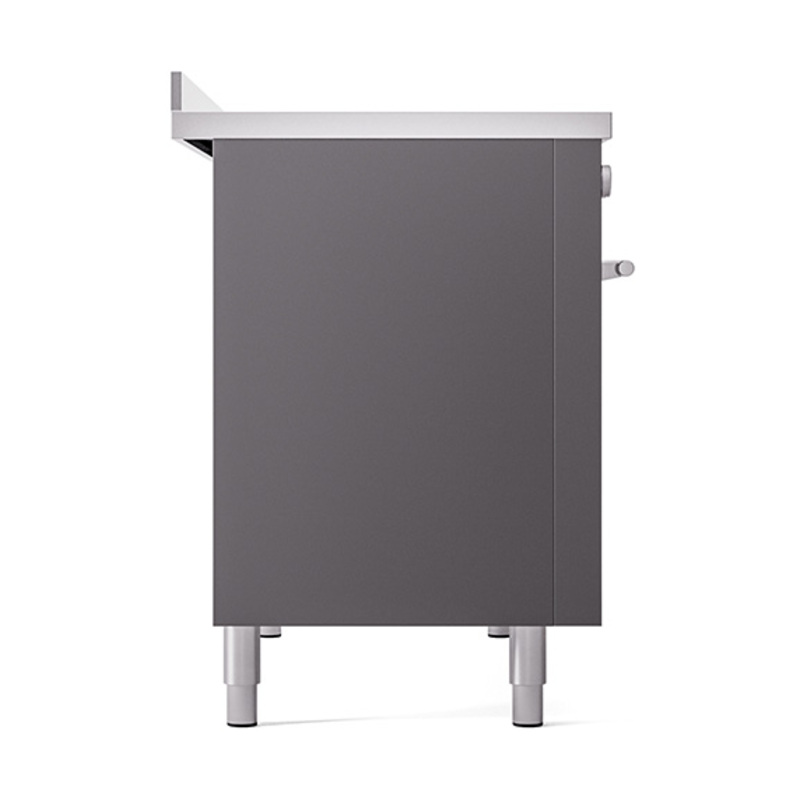 ILVE_UPI486QMPMG_Professional_Plus_II_48"_Dual_Fuel_Range_left_side