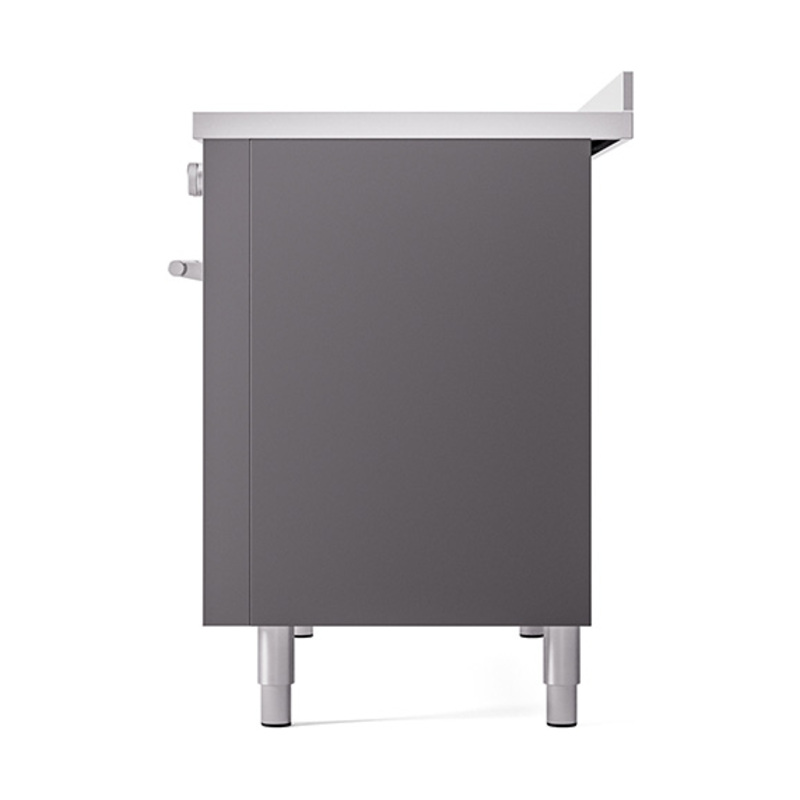 ILVE_UPI486QMPMG_Professional_Plus_II_48"_Dual_Fuel_Range_right_side