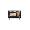 ILVE_UPI486WMPBK_Professional_Plus_II_30"_Dual_Fuel_Range_side_oven_door_opened