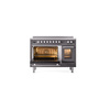 ILVE_UPI486WMPMG_Professional_Plus_II_30"_Dual_Fuel_Range_main_oven_door_opened