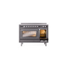 ILVE_UPI486WMPMG_Professional_Plus_II_30"_Dual_Fuel_Range_side_oven_door_opened