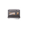 ILVE_UPI486WMPMG_Professional_Plus_II_30"_Dual_Fuel_Range_drawer_opened