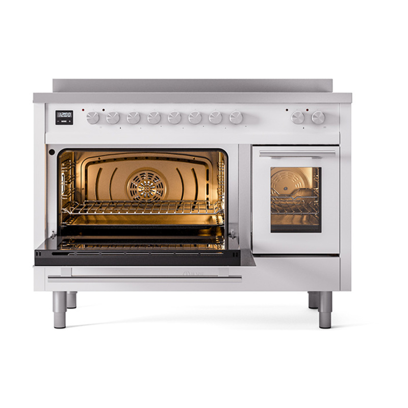 ILVE_UPI486WMPSS_Professional_Plus_II_30"_Dual_Fuel_Range_main_oven_door_opened