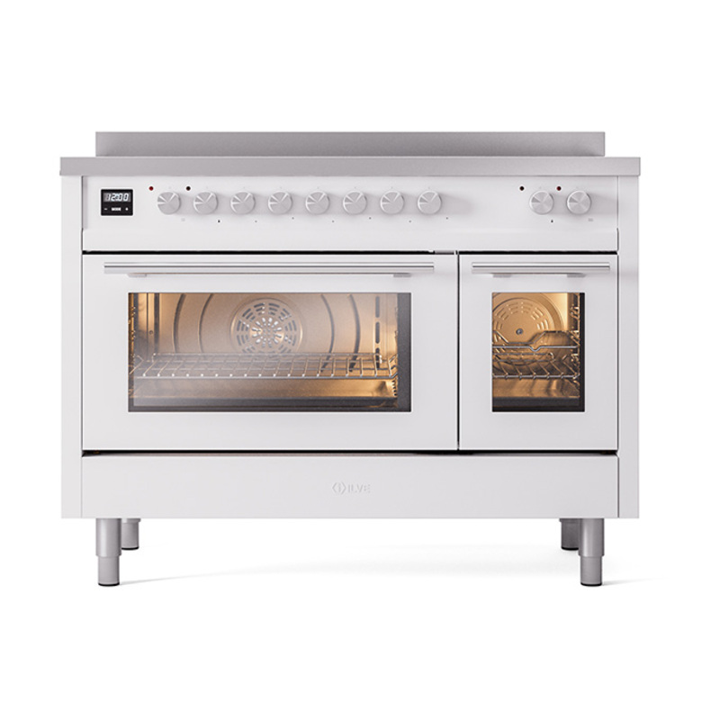 ILVE_UPI486WMPWH_Professional_Plus_II_30"_Dual_Fuel_Range_front_view