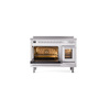 ILVE_UPI486WMPWH_Professional_Plus_II_30"_Dual_Fuel_Range_main_oven_door_opened
