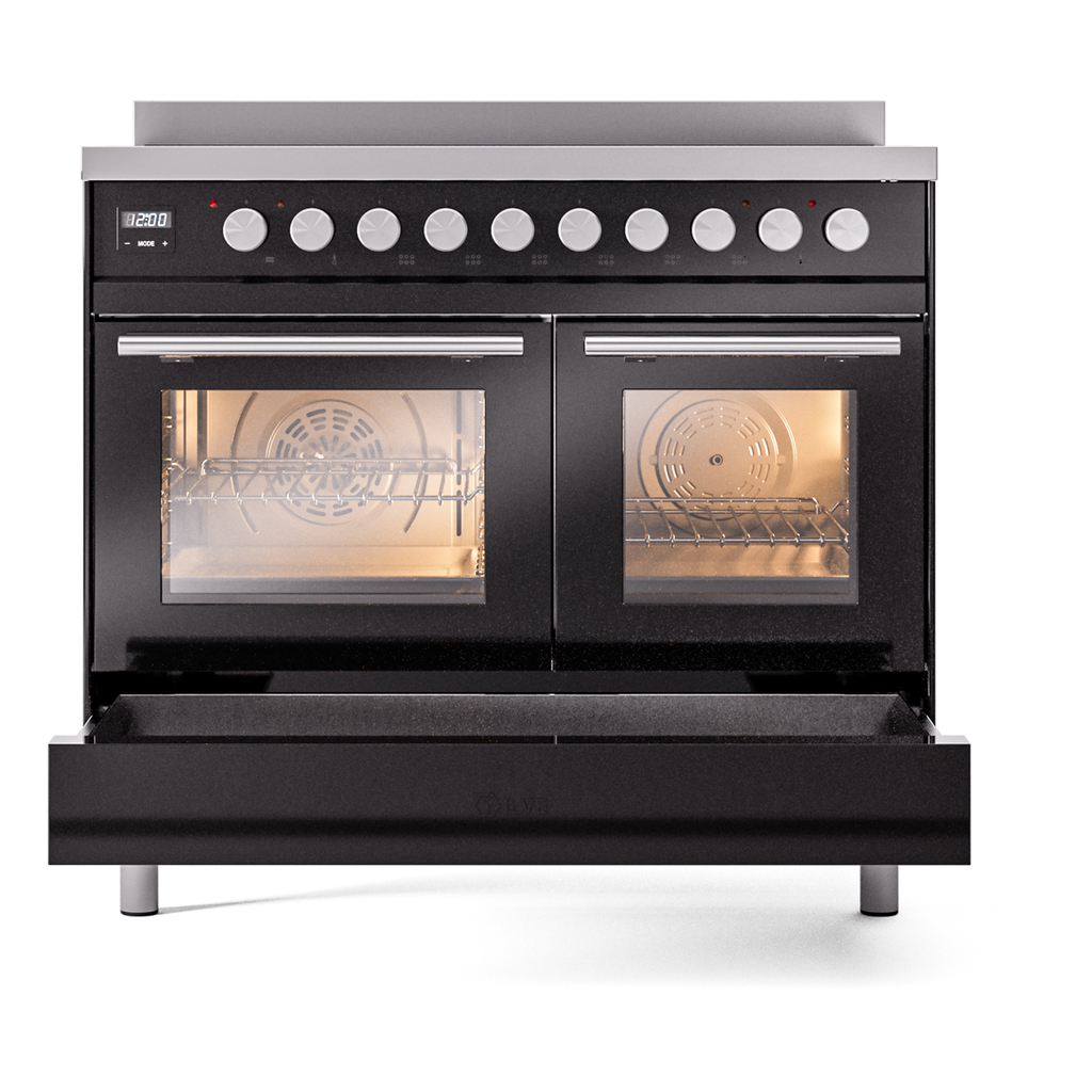 ILVE_UPDI406WMPBK_Professional_Plus_II_drawer_opened