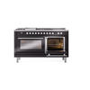 ILVE_UP60FSWMPBKLP_Professional_Plus_II_side_oven_door_opened