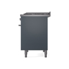 ILVE UPD40FWMPBGLP Professional Plus II 40" Dual Fuel Range, right side view