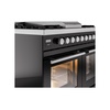 ILVE UPD40FWMPBKLP Professional Plus II 40" Dual Fuel Range, details